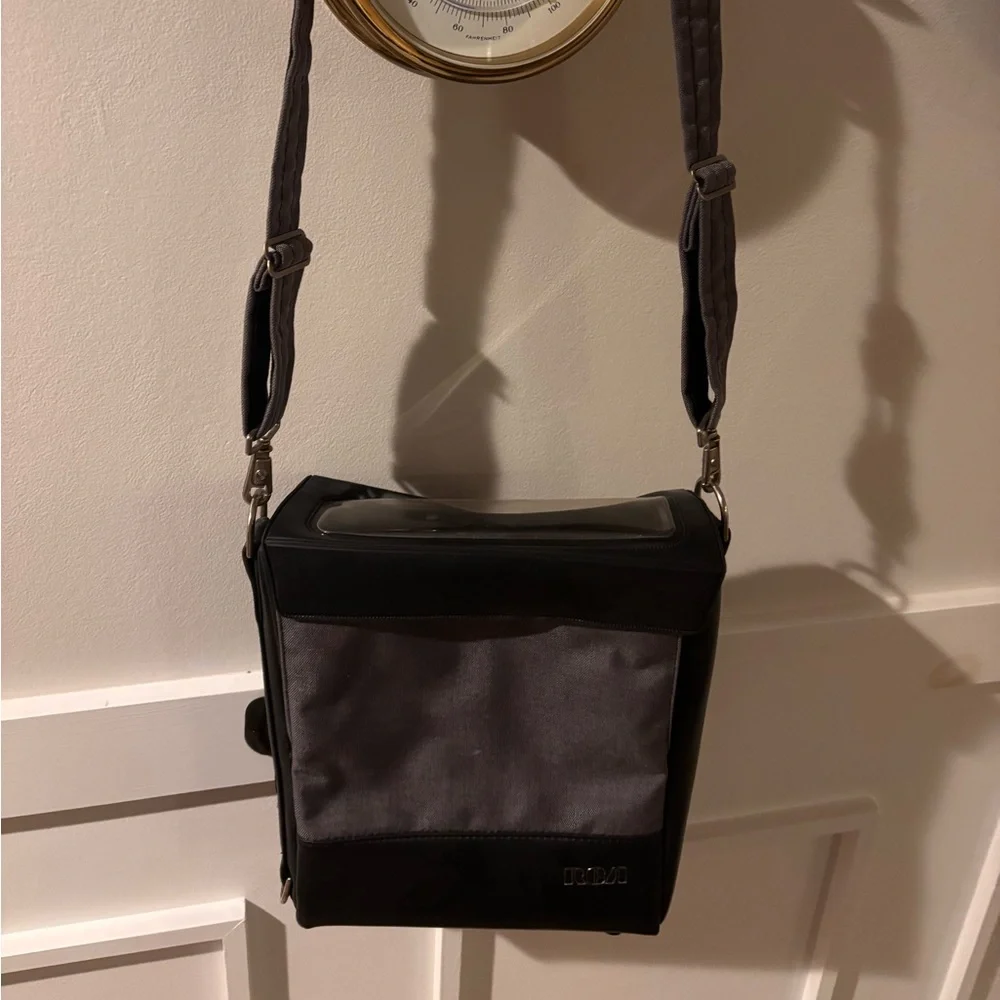 vintage RCA video camera bag with a shoulder strap made in the USA.